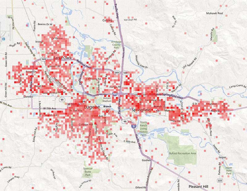 Latino Population Distribution Map